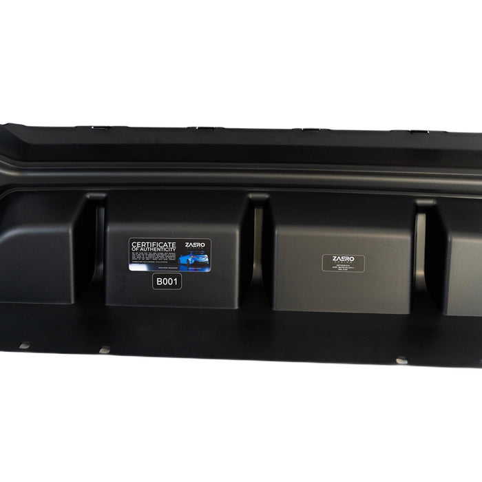 Zaero ZA-F4X-PRE-LCI-SE-DF BMW 1 SERIES 116I 116D 118I 118D F40 SINGLE EXIT EVO-1 GLOSS BLACK REAR DIFFUSER