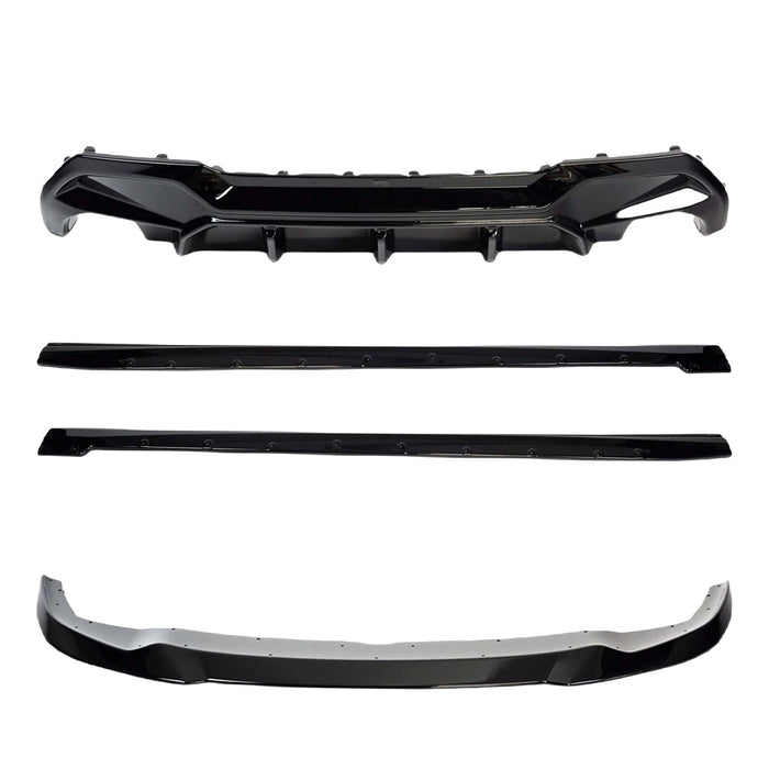 Zaero ZD-BF40BKGBS BMW 1 SERIES 128TI 120D 120I M135I DUAL EXIT F40 EVO-1 GLOSS BLACK BODY KIT