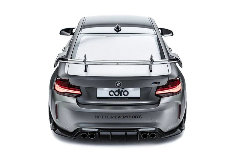 Adro A14A30-1501 BMW 2 SERIES F22 & M2 F87 PRE-PREG CARBON FIBRE SWAN NECK AT-R1 REAR WING (2014-2021)