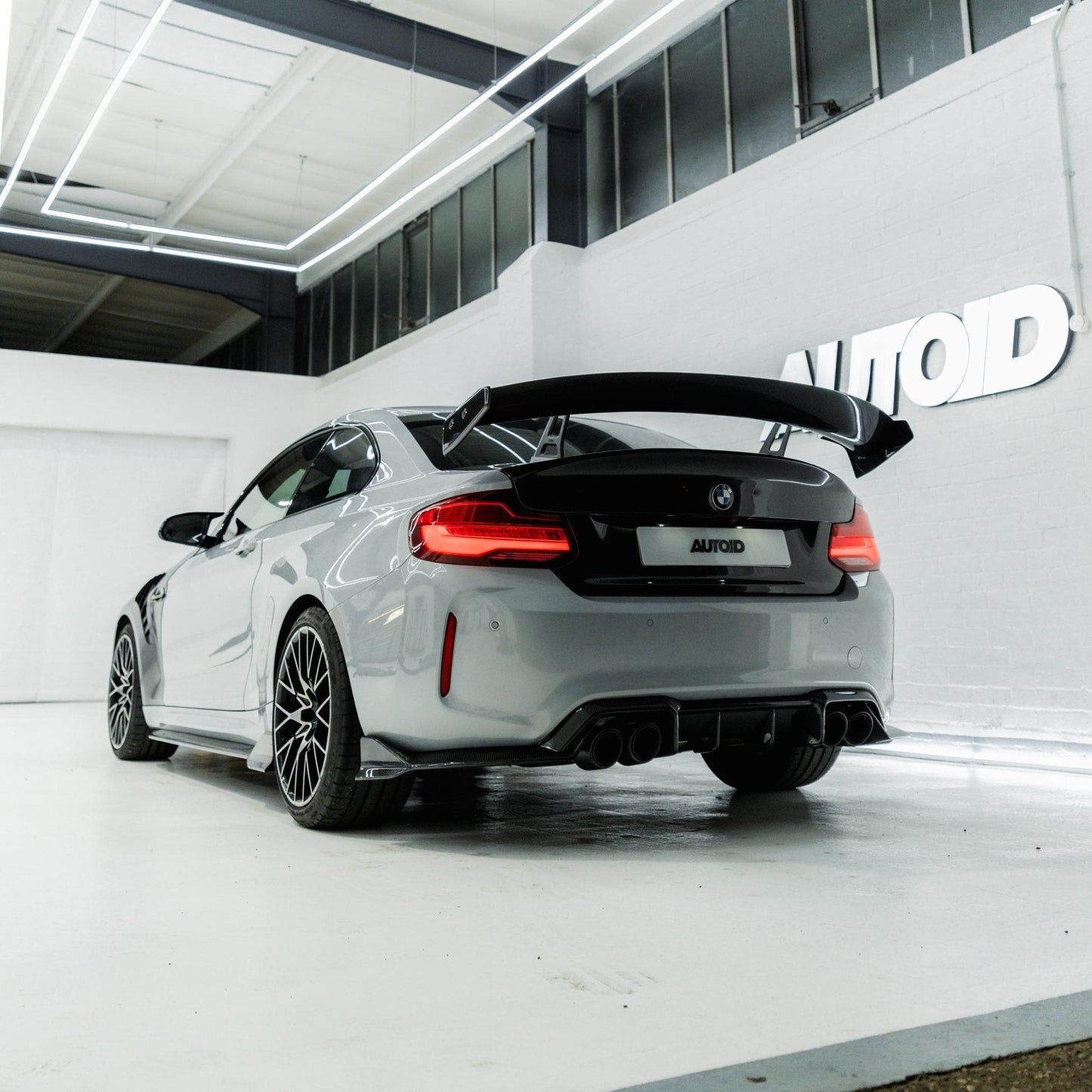 Adro A14A30-1501 BMW 2 SERIES F22 & M2 F87 PRE-PREG CARBON FIBRE SWAN NECK AT-R1 REAR WING (2014-2021)