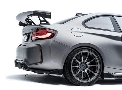 Adro A14A30-1501 BMW 2 SERIES F22 & M2 F87 PRE-PREG CARBON FIBRE SWAN NECK AT-R1 REAR WING (2014-2021)