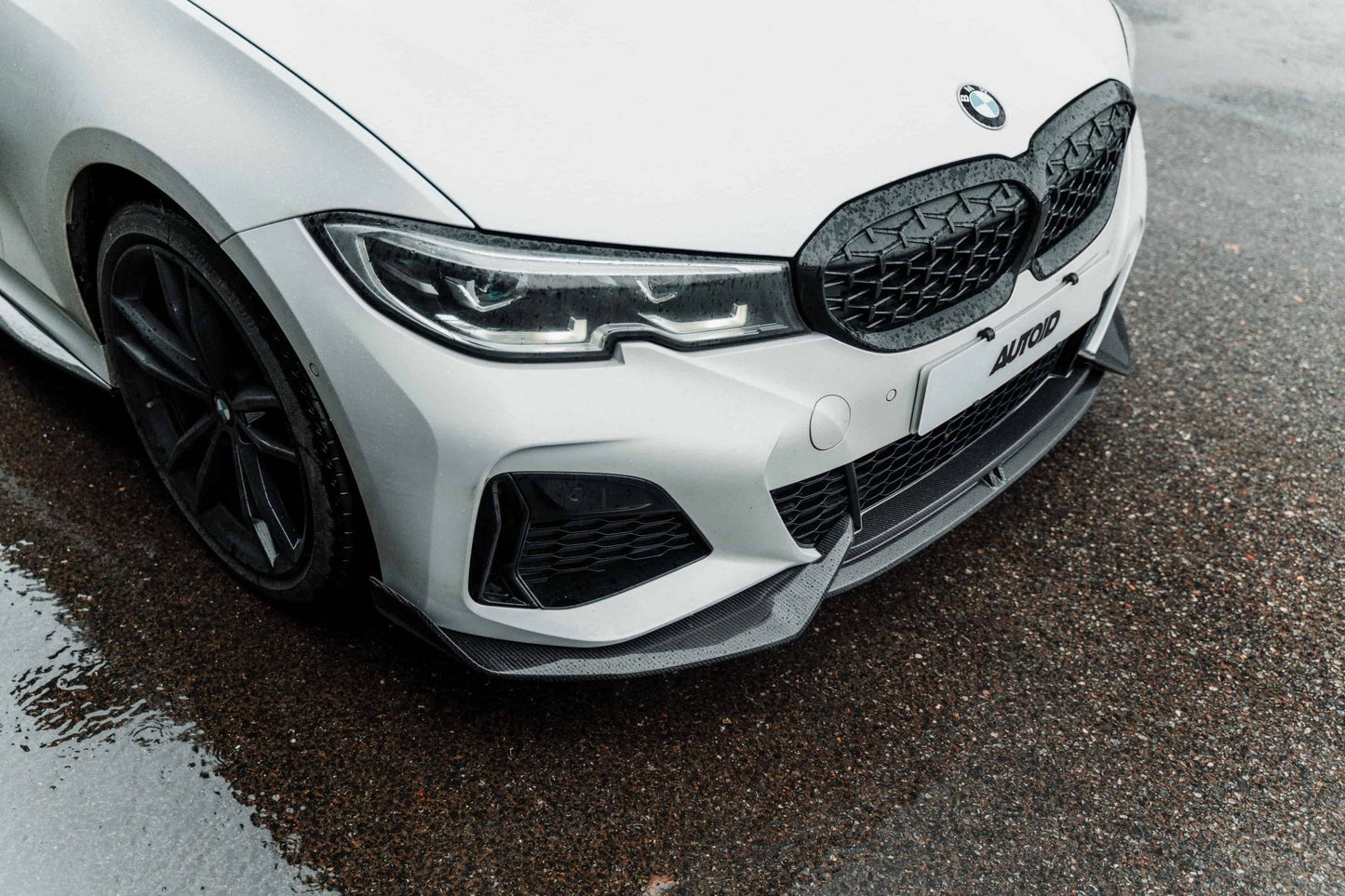 Adro A14A60-1201 BMW 3 SERIES M340I G20 G21 (PRE-LCI) CARBON FIBRE FRONT SPLITTER (2018-2022)