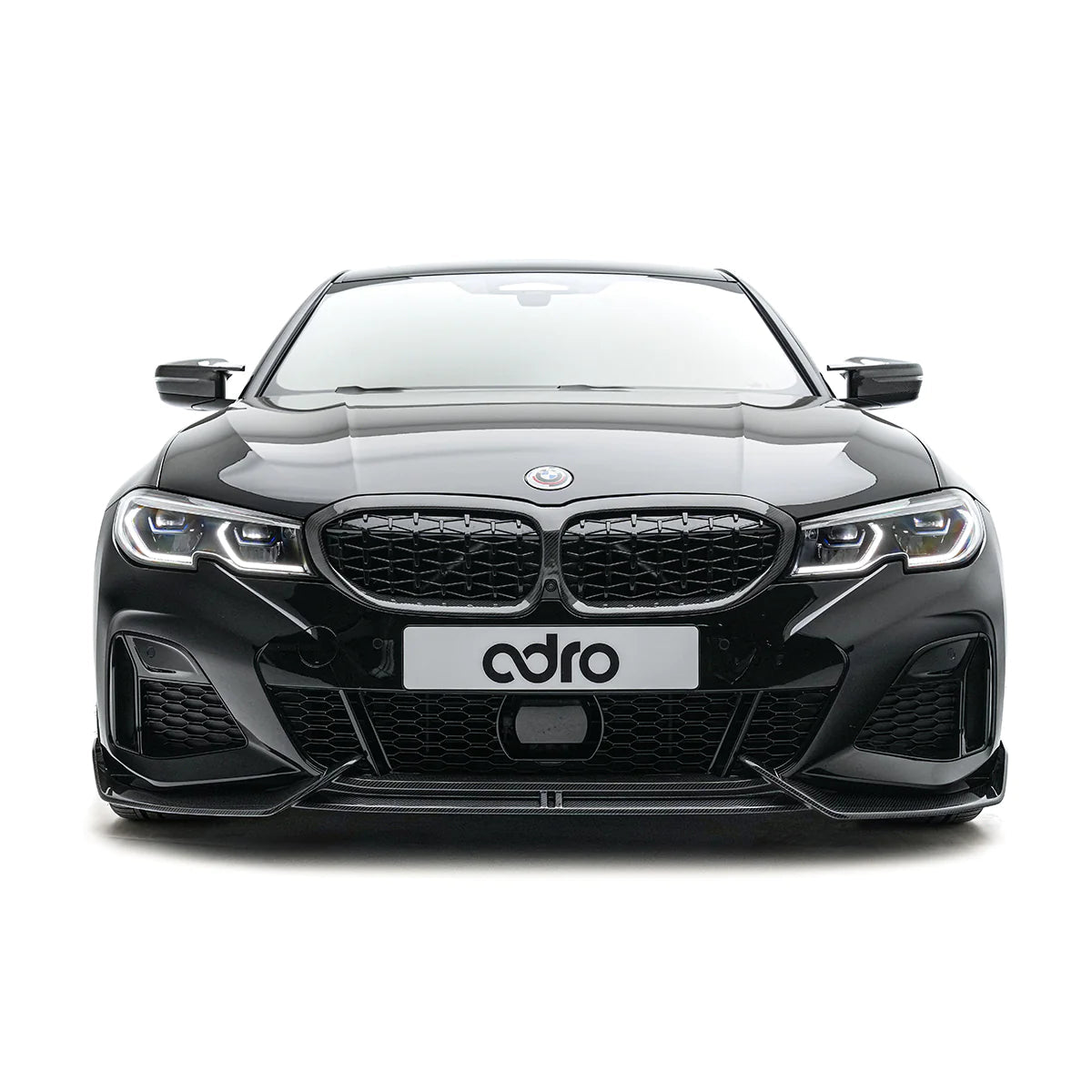 Adro A14A60-1201 BMW 3 SERIES M340I G20 G21 (PRE-LCI) CARBON FIBRE FRONT SPLITTER (2018-2022)