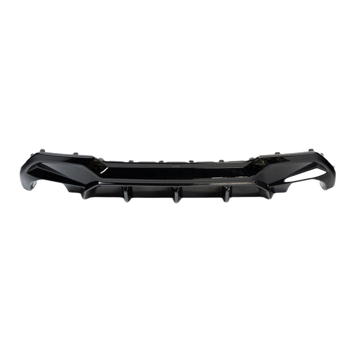 Zaero ZA-F4X-PRE-LCI-DE-DF BMW M135I 128TI 120D 120I DUAL EXIT F40 EVO-1 GLOSS BLACK REAR DIFFUSER
