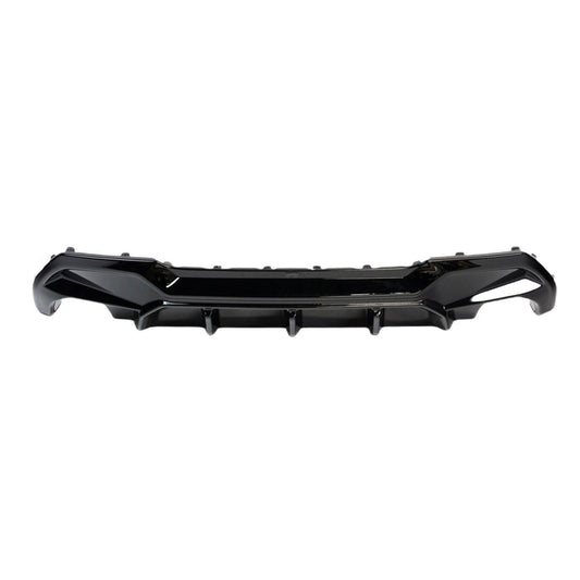 Zaero ZA-F4X-PRE-LCI-DE-DF BMW M135I 128TI 120D 120I DUAL EXIT F40 EVO-1 GLOSS BLACK REAR DIFFUSER