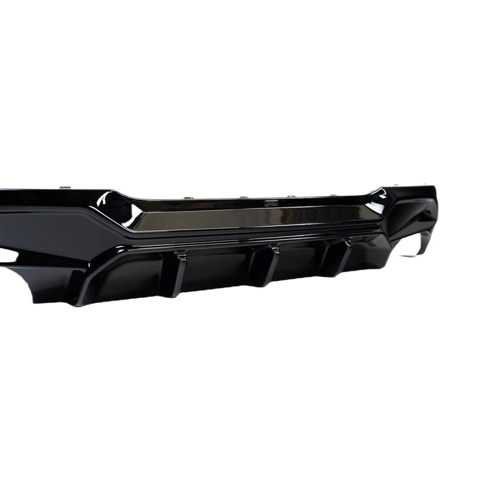 Zaero ZA-F4X-PRE-LCI-DE-DF BMW M135I 128TI 120D 120I DUAL EXIT F40 EVO-1 GLOSS BLACK REAR DIFFUSER