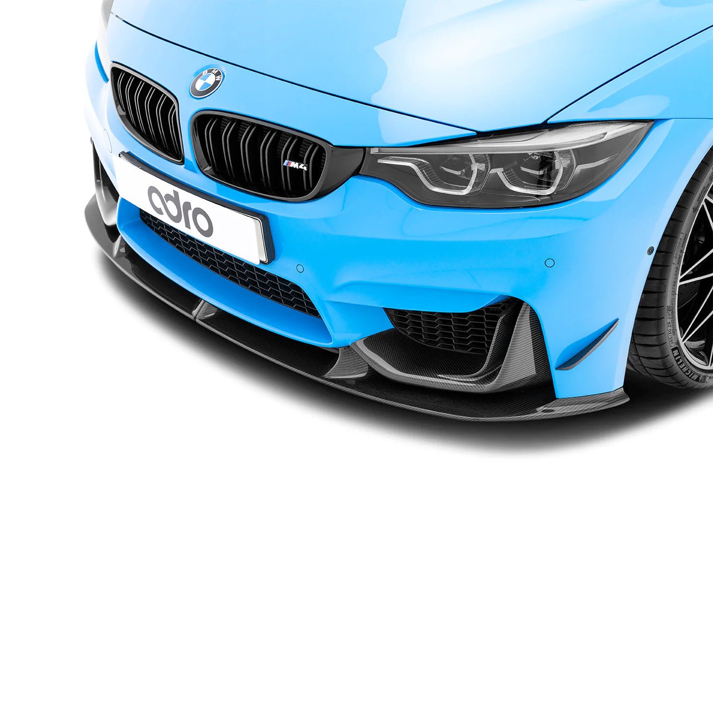 Adro A14A10-1201 BMW M3 F80 & M4 F82 F83 PRE-PREG CARBON FIBRE FRONT SPLITTER (2014-2020)