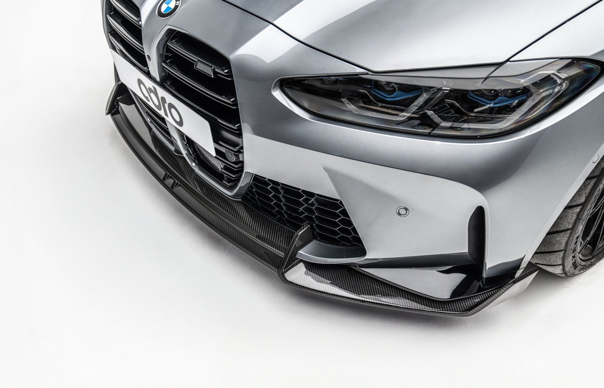 Adro A14A11-1202 BMW M3 G80 G81 & M4 G82 G83 DRY CARBON FIBRE FRONT SPLITTER (2021+)