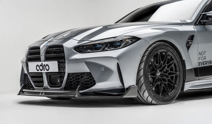 Adro A14A11-1202 BMW M3 G80 G81 & M4 G82 G83 DRY CARBON FIBRE FRONT SPLITTER (2021+)