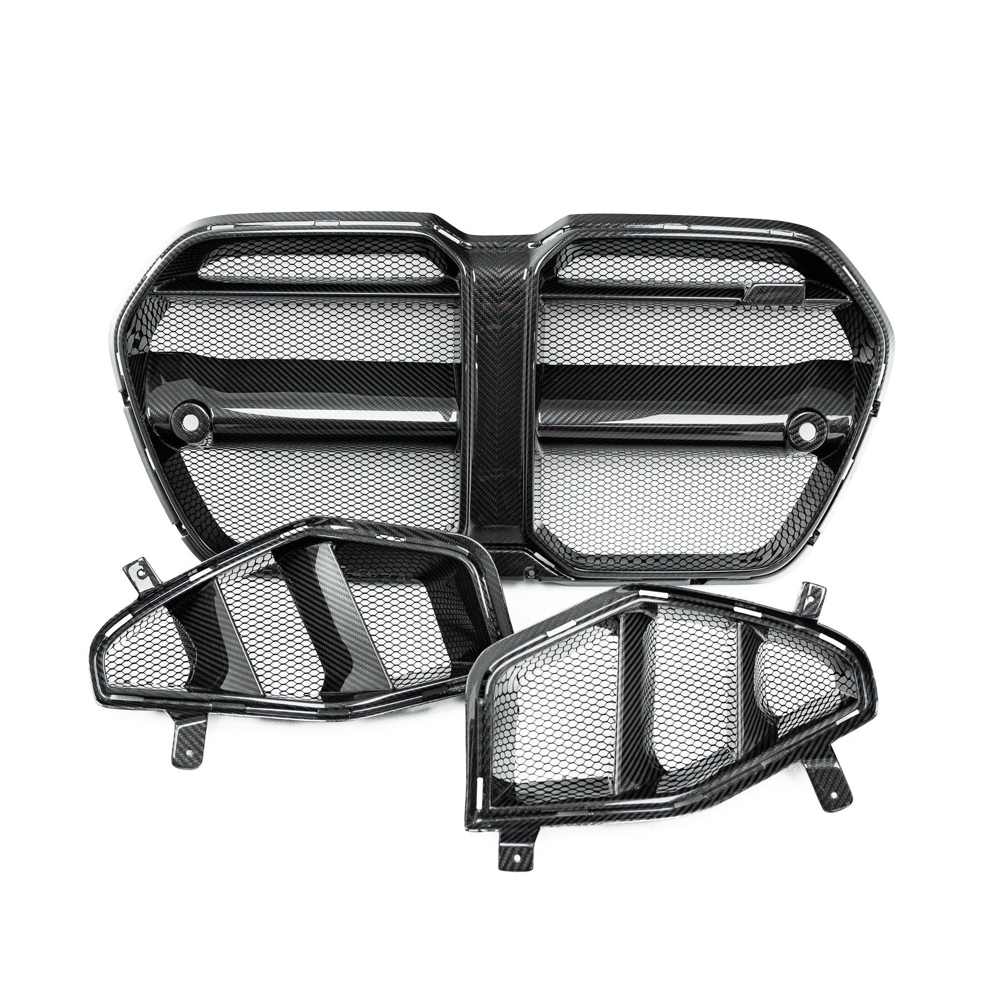 Adro BMW M3 G80 & M4 G82 PRE-PREG CARBON FIBRE FRONT GRILLES & FRONT DUCTS (2021+)