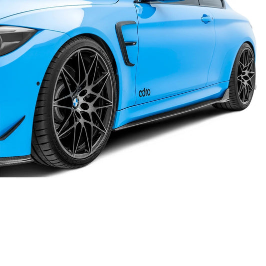 Adro A14A10-1401 BMW M4 F82 F83 PRE-PREG CARBON FIBRE SIDE SKIRTS (2014-2020)