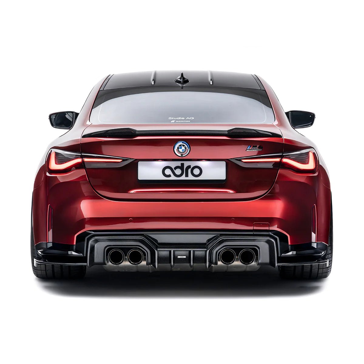 Adro A14A40-1502 BMW 4 SERIES G22 & M4 G82 DRY CARBON FIBRE REAR TRUNK LIP SPOILER (2020+)