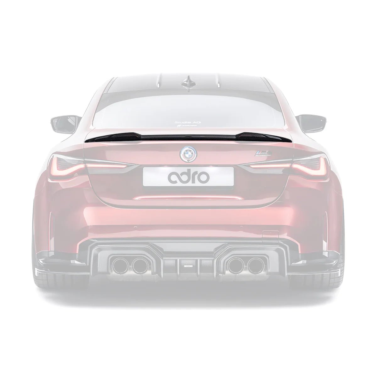 Adro A14A40-1502 BMW 4 SERIES G22 & M4 G82 DRY CARBON FIBRE REAR TRUNK LIP SPOILER (2020+)