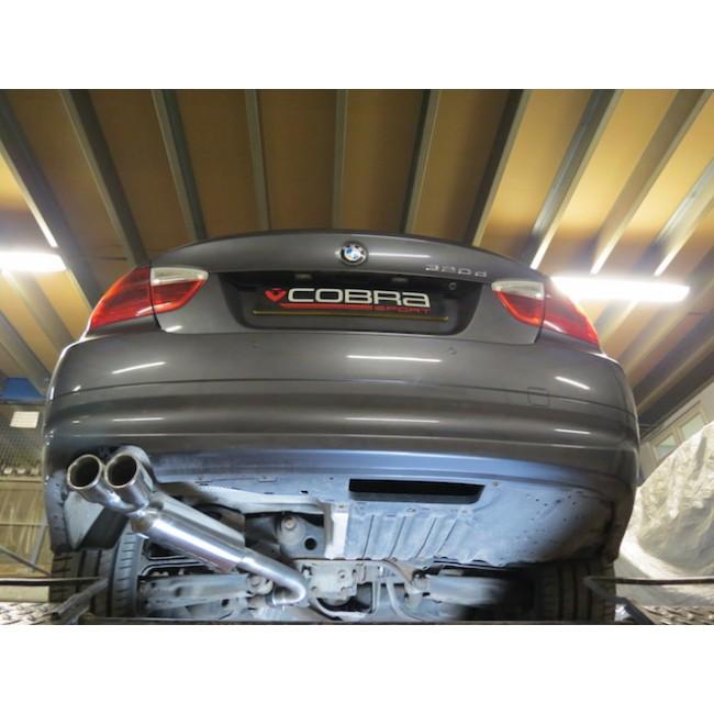 Cobra Exhaust BMW 318D/320D Diesel (E90/E91) Twin Tip Performance Exhaust Rear Box