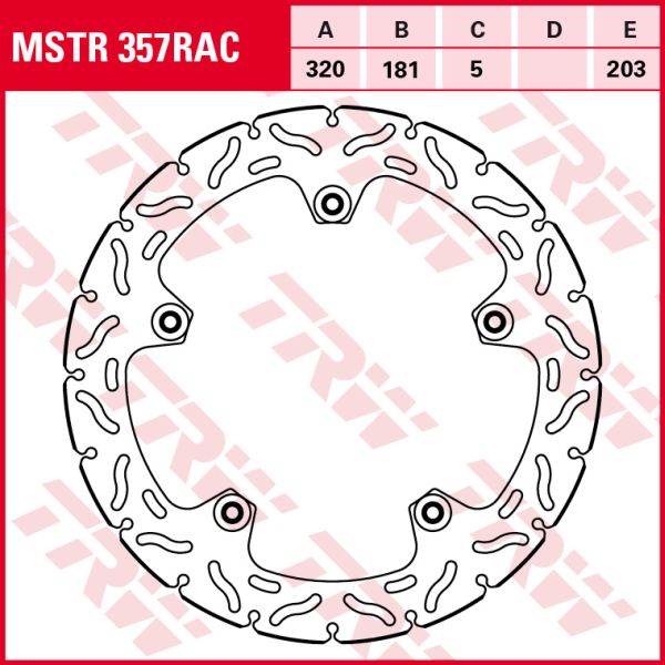 TRW MOTO MSTR357RAC Brake Disc
