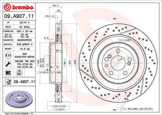 4 RIDE AB18-3119 Disc Brake Caliper Repair Kit