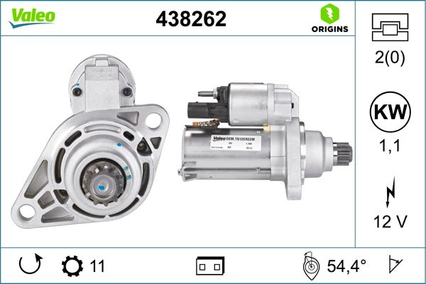 VALEO VAL438262 Starter