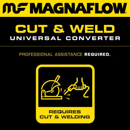 MagnaFlow Universal Catalytic Converter 2.50 Front Spun