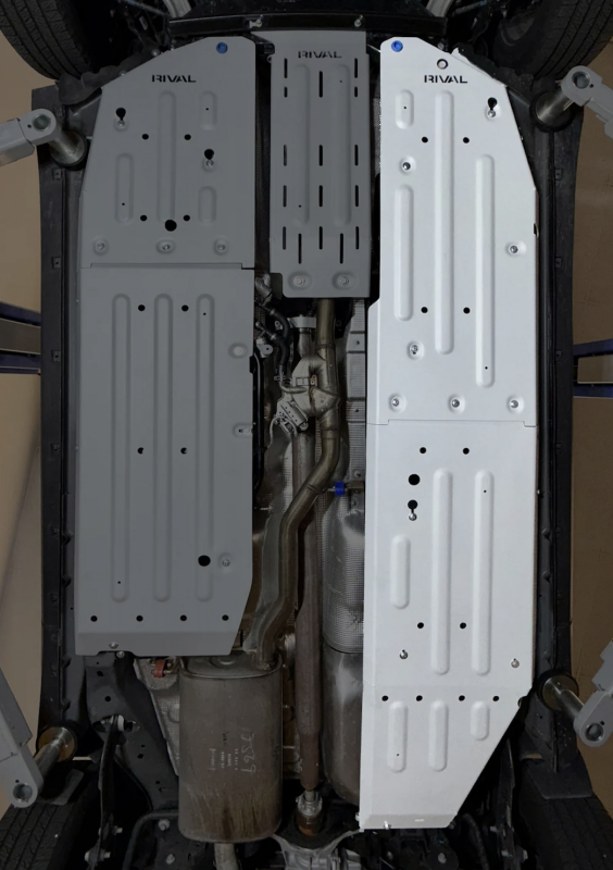 Rival 4x4 Rival 22-26 Ford Ranger Ford Maverick Hybrid Aluminum Driver Underside Skid Plate