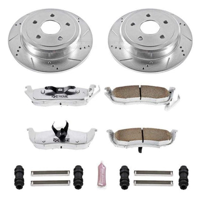 PowerStop Power Stop 06-10 Jeep Commander Rear Z26 Street Warrior Brake Kit