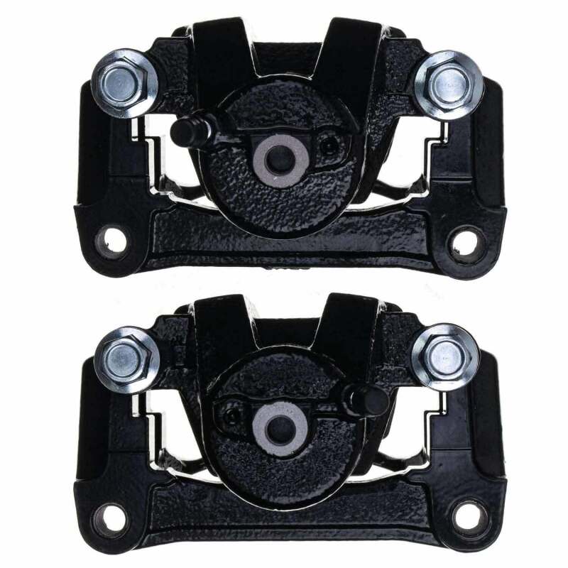 PowerStop Power Stop 08-15 Toyota Sequoia Rear Black Caliper - Pair w/Bracket