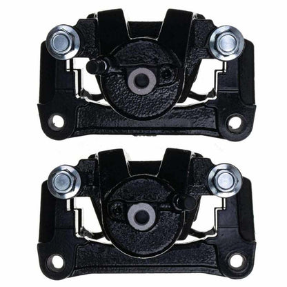 PowerStop Power Stop 08-15 Toyota Sequoia Rear Black Caliper - Pair w/Bracket