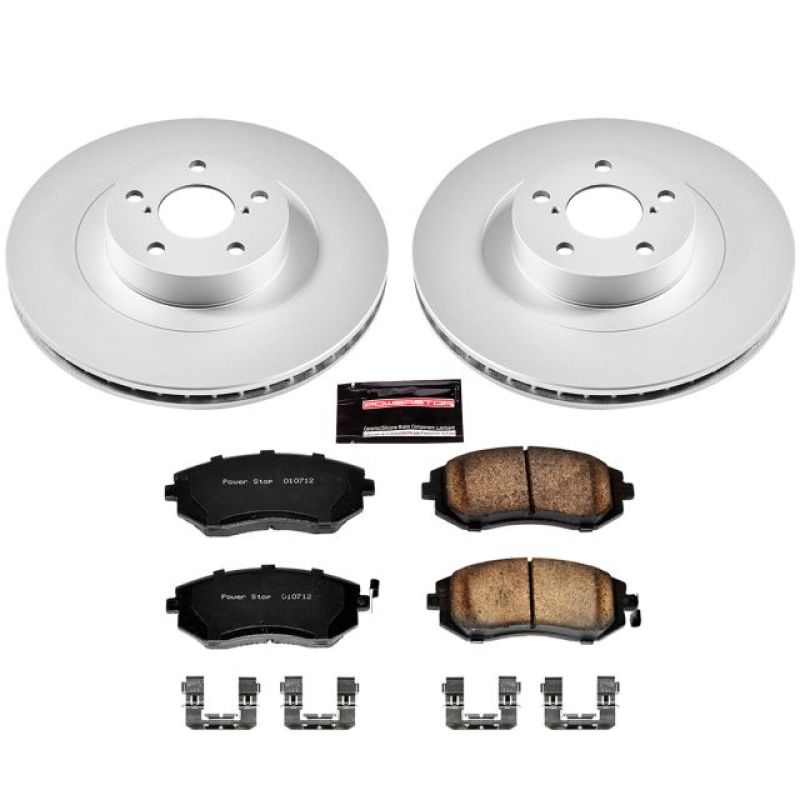 PowerStop Power Stop 05-06 Saab 9-2X Front Z17 Evolution Geomet Coated Brake Kit