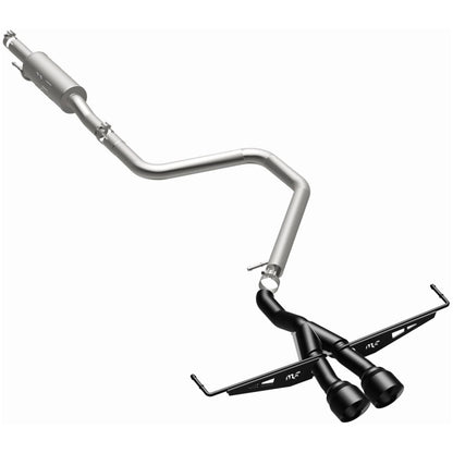 MagnaFlow 2019 Hyundai Veloster 1.6L 2.5in Center Exit Stainless Steel Cat-Back Exhaust w/Blk Tips