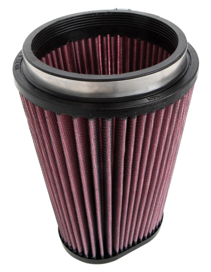 K&N Engineering K&N Universal Round Clamp-On Air Filter 4-1/2in FLG, 5-7/8in B, 3-1/4in X 4-1/2in T, 8in H