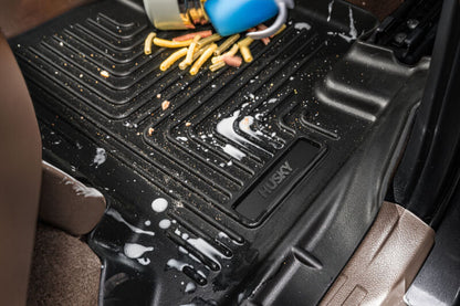 Husky Liners 19-23 Chevrolet Silverado 1500 CC WeatherBeater Black 2nd Row Floor Liners