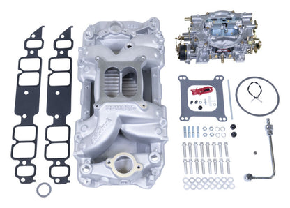 Edelbrock Manifold And Carb Kit Performer RPM Air-Gap Big Block Chevrolet Rectangle Port
