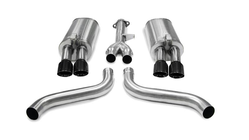 CORSA Performance Corsa 1986-1991 Chevrolet Corvette C4 5.7L V8 L98 Black Sport Cat-Back Exhaust