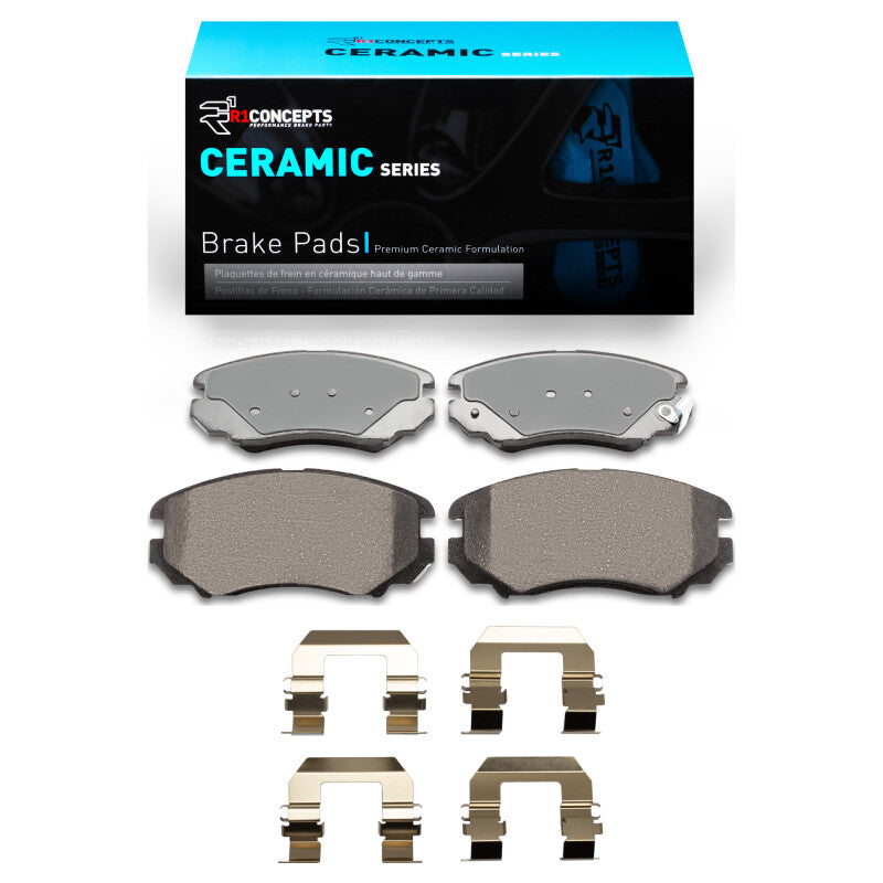R1 Concepts R1 2002-2013 Hyundai Elantra Front R1 Ceramic Pads & Hardware Kit