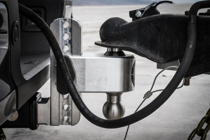 Weigh Safe 180 Hitch 8in Drop Hitch & 3in Shank (10K/21K GTWR) w/WS05 - Aluminum