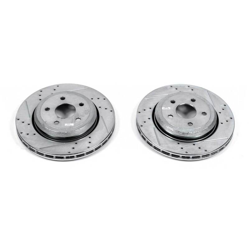 PowerStop Power Stop 18-19 Dodge Durango Rear Evolution Drilled & Slotted Rotors - Pair