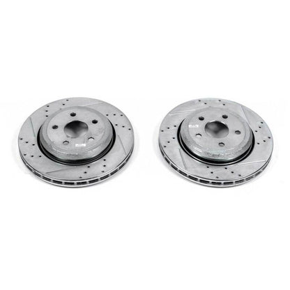 PowerStop Power Stop 18-19 Dodge Durango Rear Evolution Drilled & Slotted Rotors - Pair