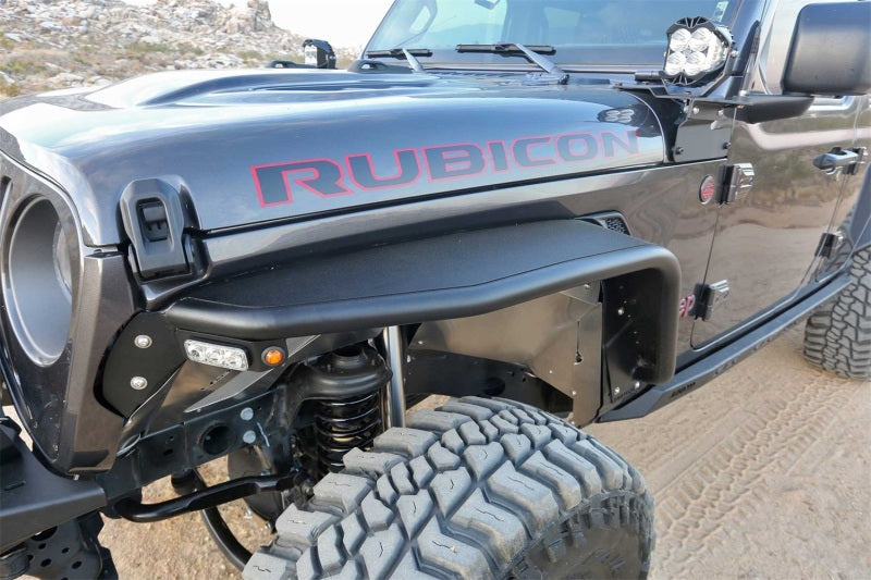 Fabtech 18-21 Jeep JL 4WD Front Steel Tube Fenders