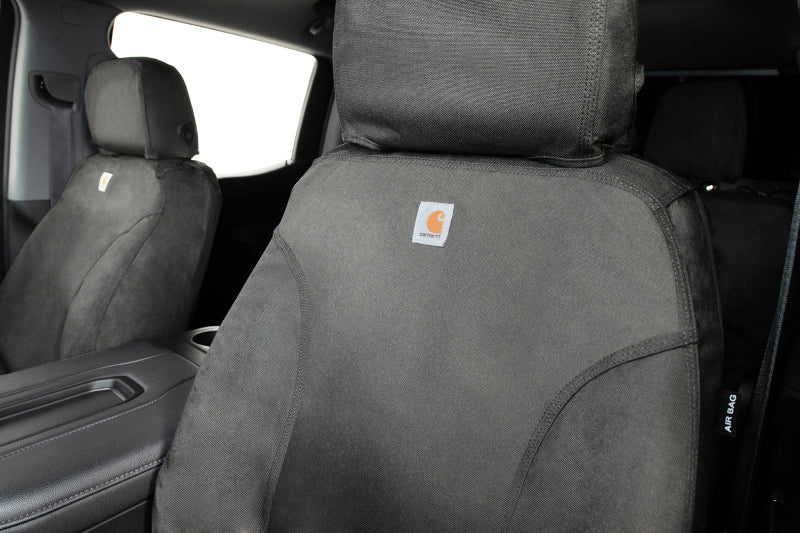 Covercraft 21-25 Ford F150 Carhartt Super Dux SeatSaver Custom 1st Row Seat Covers - Gravel