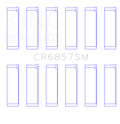 King Engine Bearings Chrysler Pentastar 3.6L ERB V6 Connecting Rod Bearing Set - Size STD
