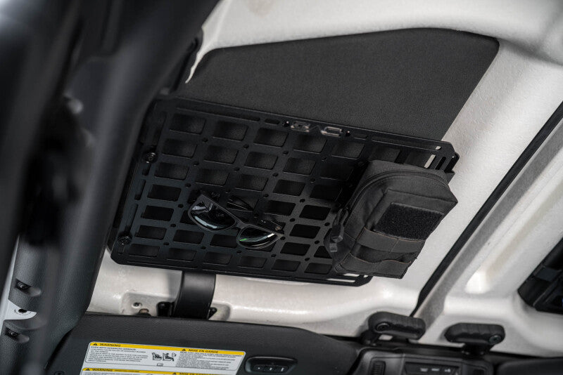 DV8 Offroad 2018-2025 Jeep Wrangler JL Roof Mount for 15In x 12In Molle Panel