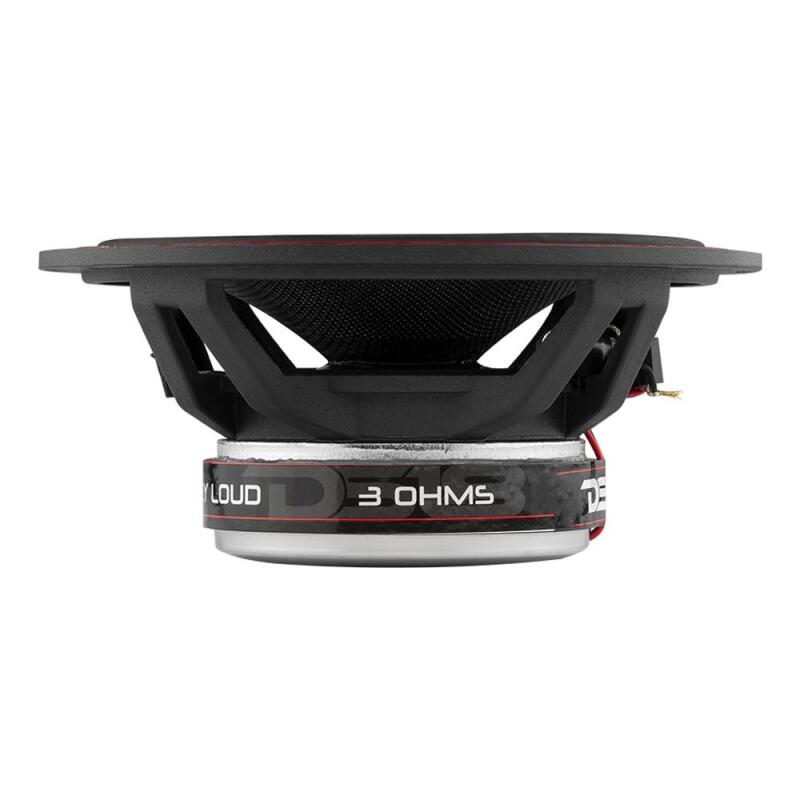 DS18 6.5in 120 Watts RMS 3 ohm 2-Way Coaxial Speakers And Component System w/ Fiberglass Cone