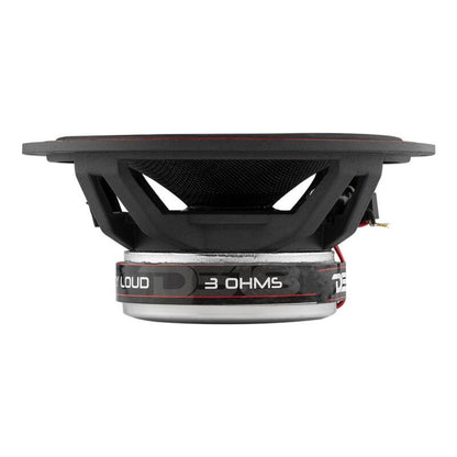 DS18 6.5in 120 Watts RMS 3 ohm 2-Way Coaxial Speakers And Component System w/ Fiberglass Cone