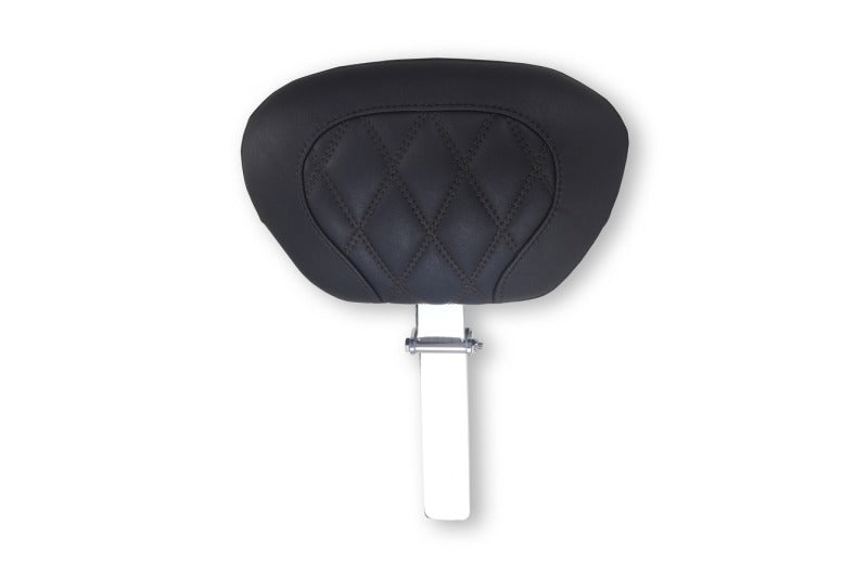 Mustang Motorcycle Mustang 08-25 Harley FL Touring Rd King Special, Rd Glide Ltd, Dble Diamond Driver Backrest - Black
