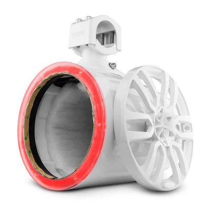 DS18 Marine And Powersports Towers Speakers Not Included 8in RGB LED Lights White