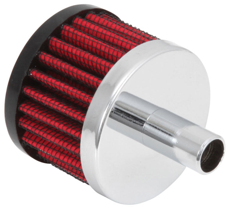 K&N Engineering K&N Steel Base Crankcase Vent Filter .5in Vent OD x 2in OD x 1.5in Height