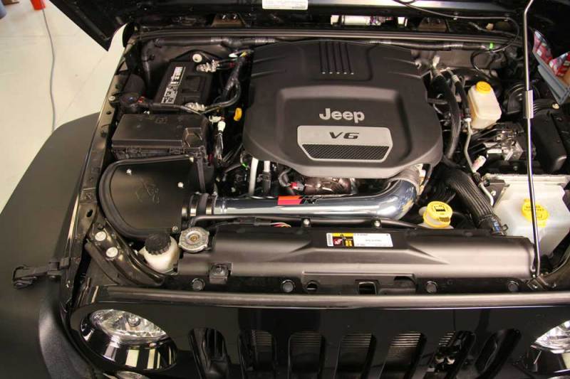 K&N Engineering K&N 12-18 Jeep Wrangler V6-3.6L High Flow Performance Intake Kit (12-15 CARB Approved)