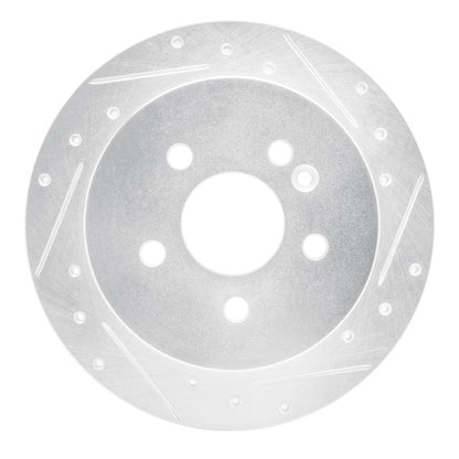 R1 Concepts R1 98-05 Mercedes-Benz ML320 Rear Right Drilled & Slotted Silver Brake Rotor