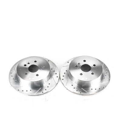 PowerStop Power Stop 08-13 Toyota Highlander Rear Evolution Drilled & Slotted Rotors - Pair