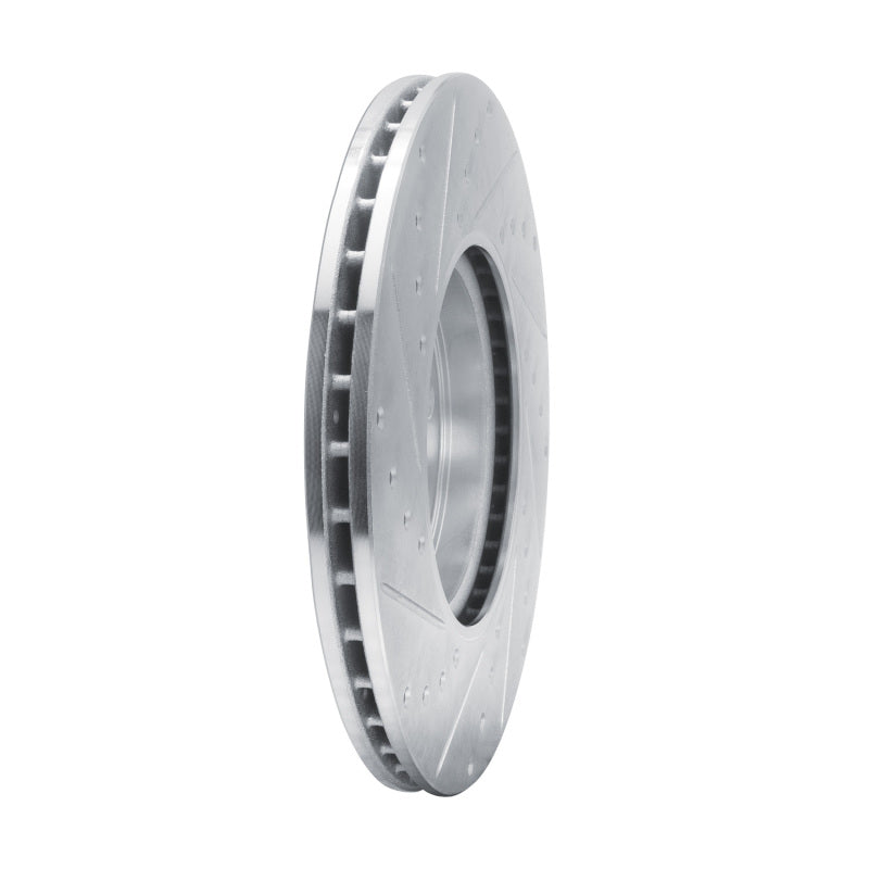 R1 Concepts R1 16-24 Mini Cooper (Excl Clubman) Front Left Drilled & Slotted Silver Brake Rotor