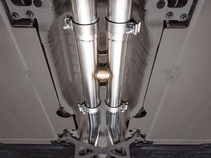 AWE Tuning BMW G90/G99 M5 Track Edition Cat-Back Exhaust - Chrome Silver Tips